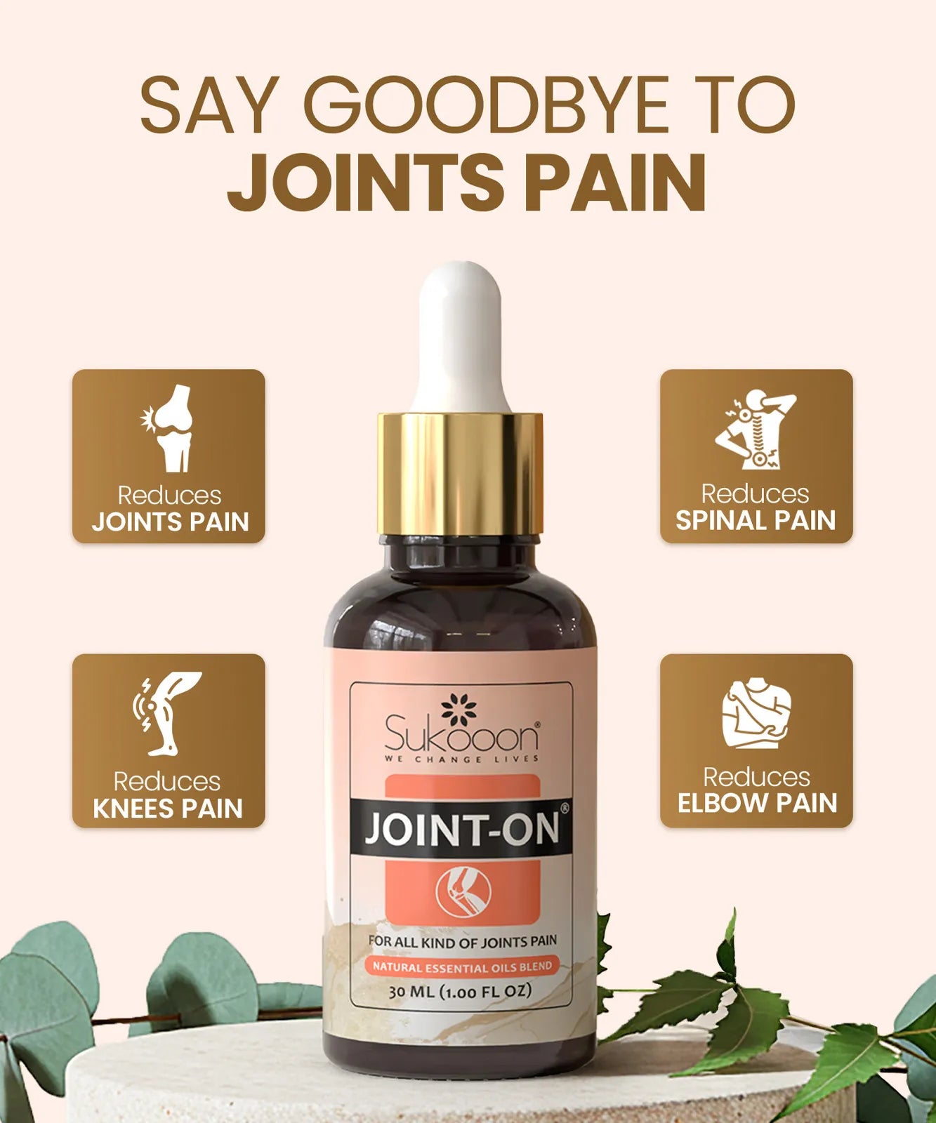 Oil For Joints, Knee & Back Pain